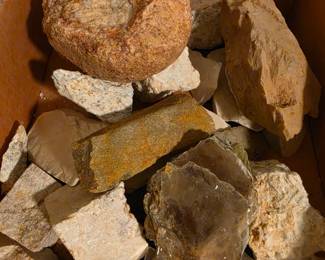 NC archeology finds, preforms, chert rocks