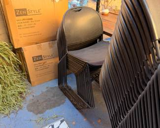 Stackable chairs 74 of them