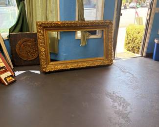 Antique gold frame