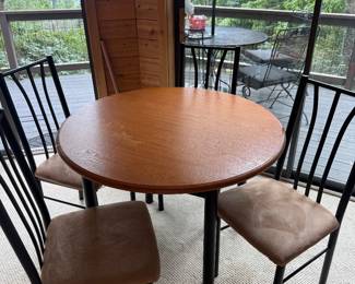Wooden Table and 4 chairs $50