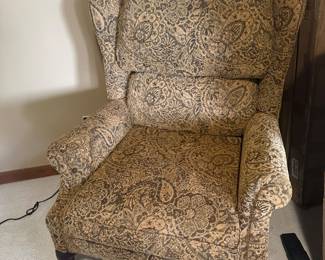 $95 Upholstered Chair & Ottoman