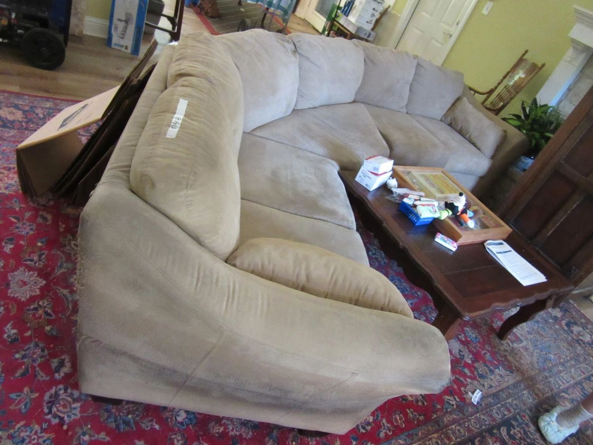 Large, comfortable Sectional