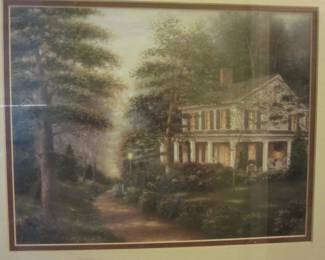 Warm print of the old homestead