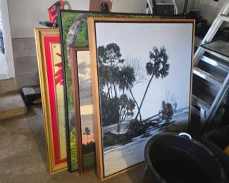 Hanging pictures and other artwork