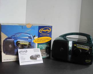 Solar powered Am / Fm radio.....