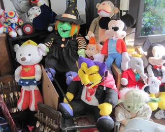 Plush stuffed figures
