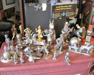 Pewter figures
