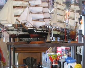 Wooden Ships.....Donald duck tea pot and more