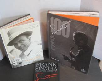 Very interesting and collectible Frank Sinatra Books and CDS