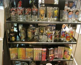 Vintage character glasses assorted and way more 