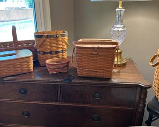 Large collection Longaberger baskets