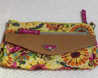Lily Bloom Floral Wristlet