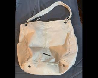 Montana West Ecru Leather Bag with matching wristlet