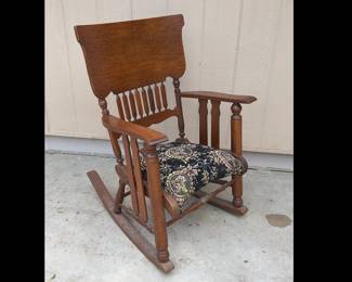 Antique Oak Rocker