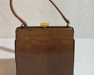 Escort MCM lizard skin purse