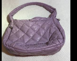 Steve Madden puffy quilted lavender shoulder bag