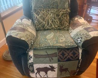 . . . awesome outdoor-themed recliner.