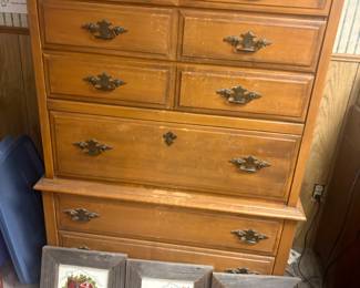 . . . maple chest of drawers