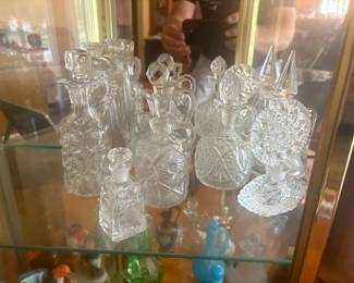 . . . crystal cruet collection