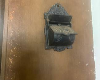 . . . cast iron match safe