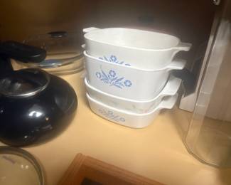 . . . vintage Cornflower Corning Ware