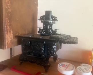 . . . toy cast-iron stove