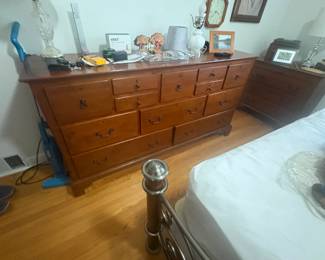 . . . and matching mirrored dresser (mirror not in photo)