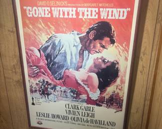 . . . vintage Gone With the Wind movie poster