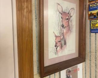 . . . doe and fawn print