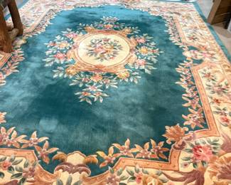 . . . large 9 x 12 foot area rug in great condition