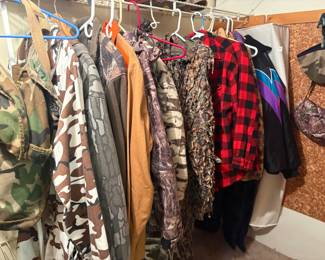 . . . great selection of men's hunting outerwear