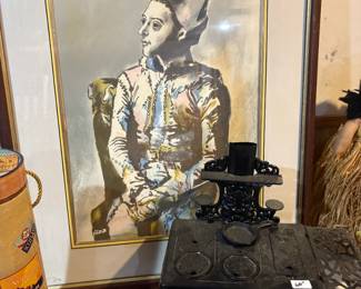 . . . Eagle toy or salesman's sample cast iron stove