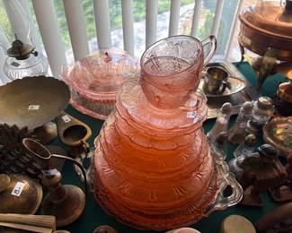 . . . reproduction depression glass