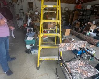 . . . fiberglass step ladder