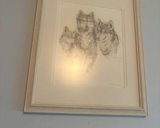 . . . wolf print