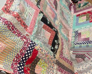 Vintage handmade quilt.
