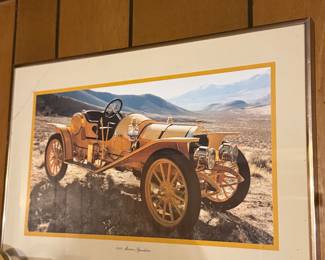 Artwork - antique car - mercer
