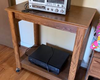 Stereo / tape, VCR, rollable stand