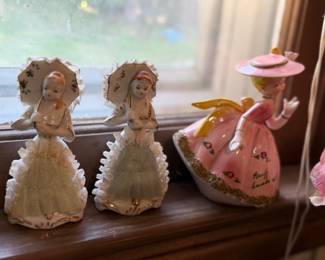 Vintage lady figurines