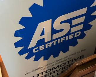 ASE mechanic sign