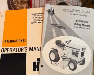 Original Cub Cadet manuals