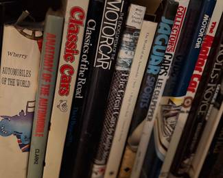 Vintage car books