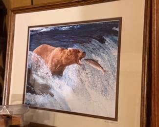 Artwork - bear / river