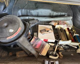 1970 Chevelle parts, trophies from Lapeer drag way