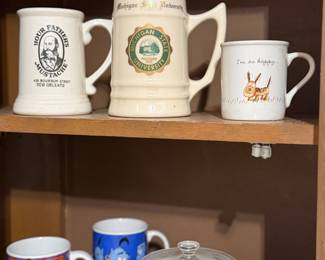 Mugs, corning ware