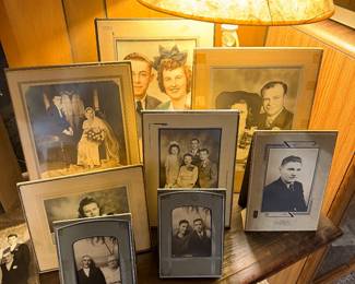 Vintage black and white pictures