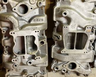 Edelbrock and Holley intake manifolds