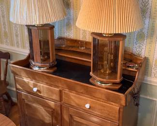 Lamps, buffet / bar / server