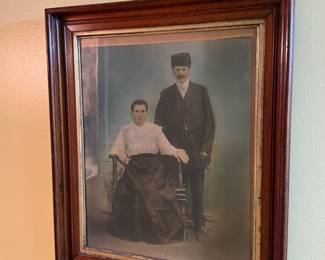 Vintage framed photo