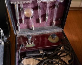 Antique ultraviolet light medicine quackery